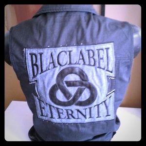 SOLD 🚫 Black Label Jean Vest